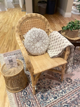 Load image into Gallery viewer, Event decor rental - Vintage boho rattan chair
