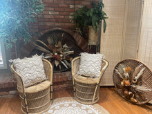 Load image into Gallery viewer, Event decor rental - Vintage Boho rattan peacock chairs

