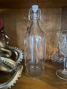 "Korken" 1L glass Ikea water bottle