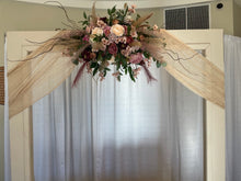 Load image into Gallery viewer, Event decor rentals - Silk flower archway arrangements

